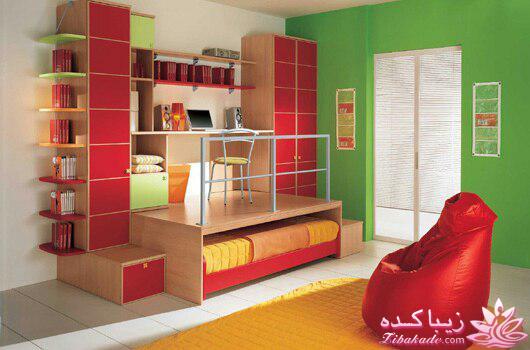 دکوراسیون سبز و قرمز 